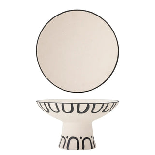 Fuente de loza negra Mayotte 26cm