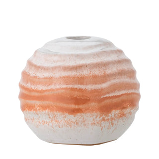 Kerzenhalter Keramik orange Paula 10cm