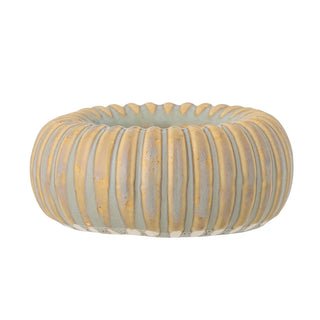 Photophore jaune Topeka 9cm