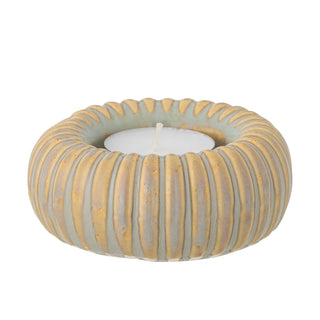 Photophore jaune Topeka 9cm