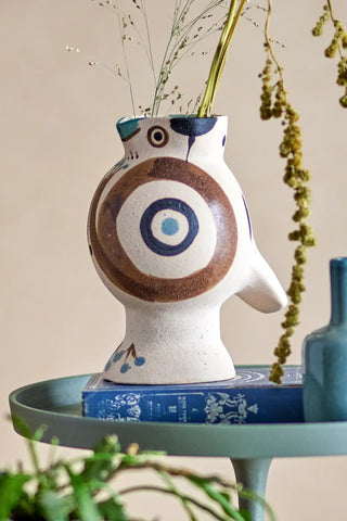 Jarrón de cerámica nature Mahrab