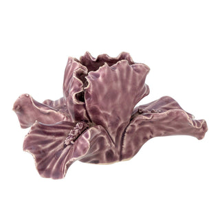 Figura decorativa de cerámica morada Rosali