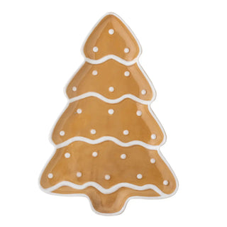 Serveringsbakke keramik brun Ginnie 33cm