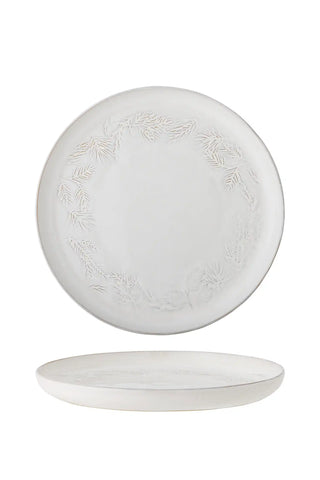 Serveerschaal aardewerk nature Winter 34cm