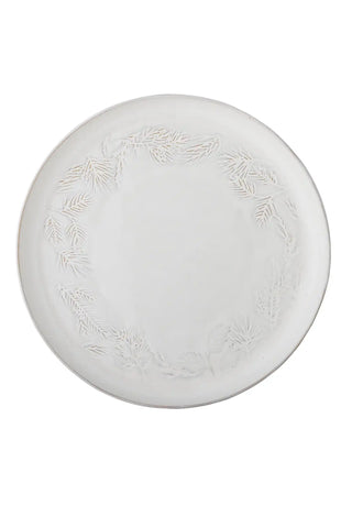 Bandeja para servir de loza nature Winter 34cm