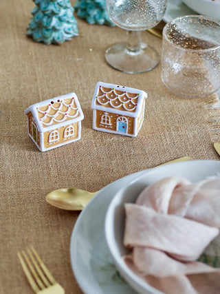 Peber- og saltstrøer keramik brun Ginnie