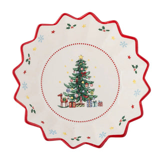 Schaal keramiek rood Naive