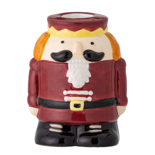 Kerzenhalter Keramik rot Feast