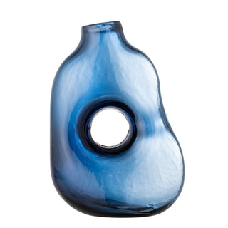 Vase Glas blau Harri 30cm