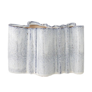 Jarrón de cerámica azul Lindae