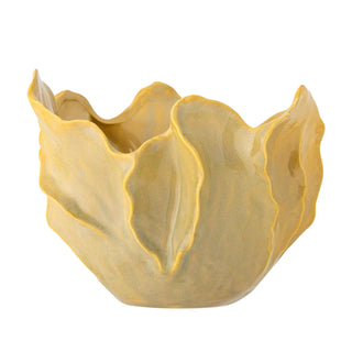 Yellow earthenware bowl Bastien