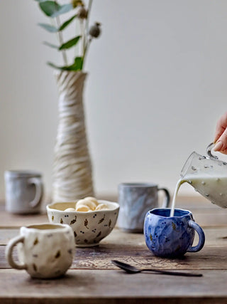 Schaal aardewerk wit Pippine 13cm