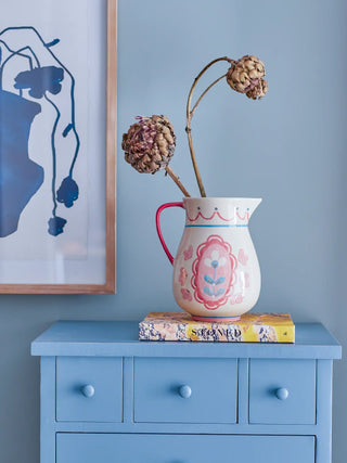 Jarra de cerámica rosa Odina 3,3 litros