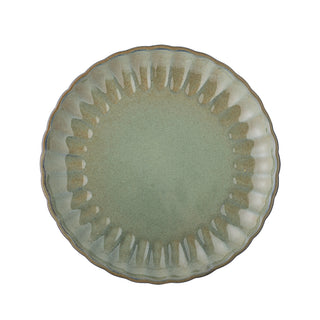 Bord Latina aardewerk groen Ø20 cm