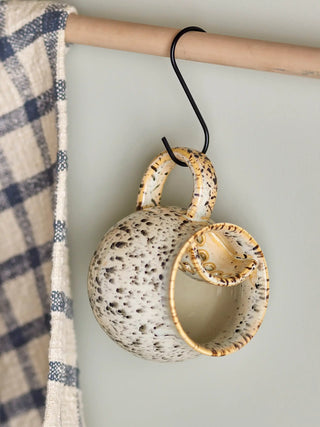 Theemok aardewerk grijs Alicia - 460ml