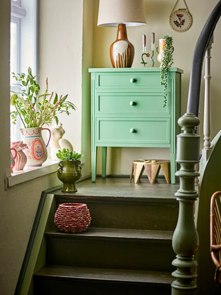 Vaso in ceramica verde Raia 20cm