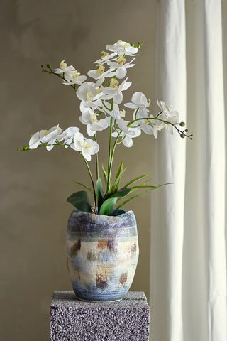 Orchidée plante artificielle verte 84cm