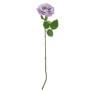 Rosa flor artificial morada