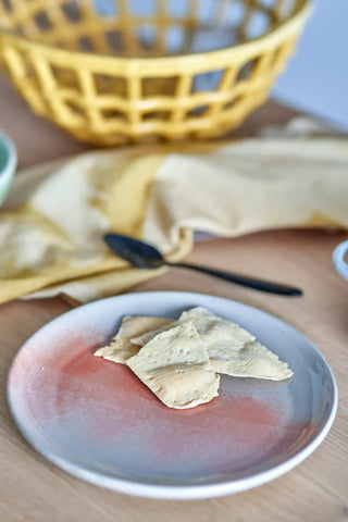 Set colazione in ceramica arancione Paula - set da 12