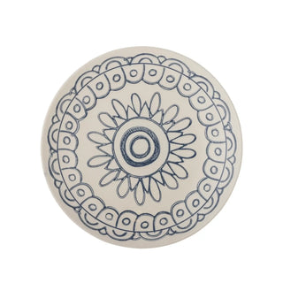 Bord aardewerk blauw Maple 20cm