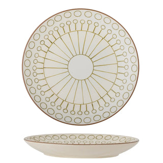 Bord aardewerk groen Maple 25cm