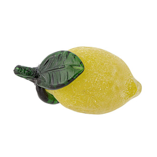 Figurine décorative verre jaune Limone