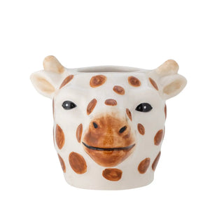 Alazar vaas aardewerk bruin 8cm