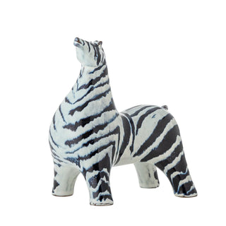 Decoración cerámica azul Zayn 17cm