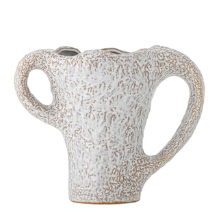 Jarrón de cerámica verde Ledger