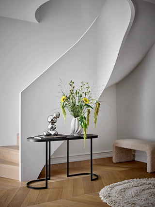 Jarrón de cerámica blanco Cove 28cm