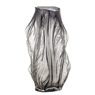 Vase Glas grau Tulla 32cm