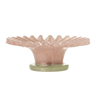 Piatto in vetro rosa Garnet 29cm