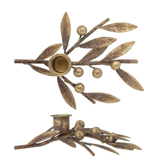 Kerzenhalter Metall Gold Mirabel 18cm