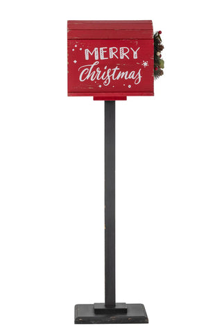 Brievenbus rood Carlo Deco