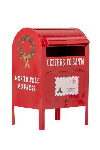 Buzón de metal rojo Carlo Deco