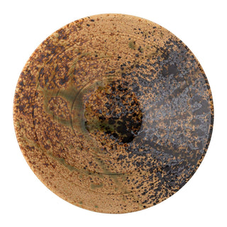 Bandeja para servir de cerámica negra Larken