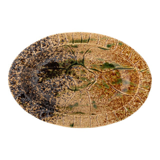 Vassoio da portata in ceramica nero Larken 26cm