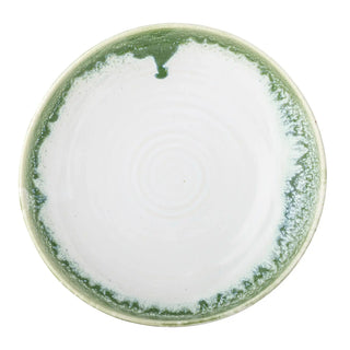 Vassoio da portata in ceramica verde Prim 25cm