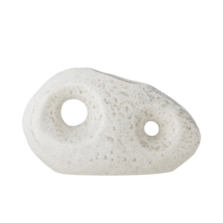 Jarrón cerámica blanco Caia