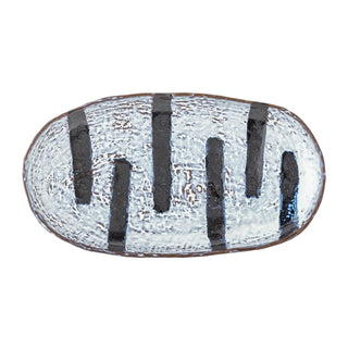 Bord aardewerk zwart Ever 24cm