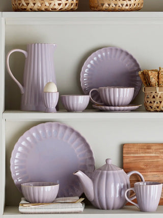 Theepot aardewerk roze Latina