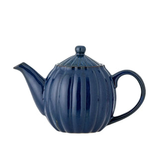 Theepot aardewerk blauw Latina