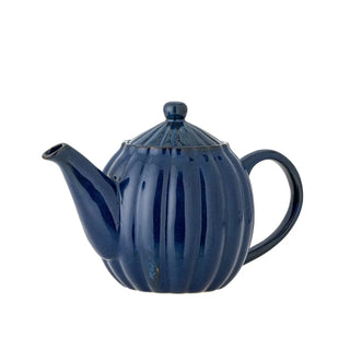 Theepot aardewerk blauw Latina