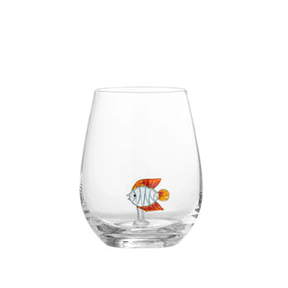 Drinkglas glas transparant Misa Fish