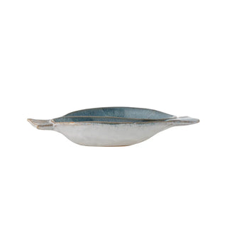 Serveerschaal aardewerk blauw Mei 17cm