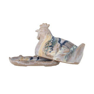 Botervloot aardewerk roze Heni