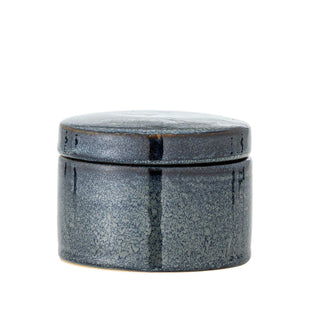 Tarro de almacenamiento de cerámica azul Khai