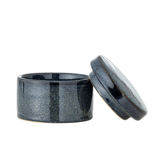 Voorraadpot aardewerk blauw Khai 11cm