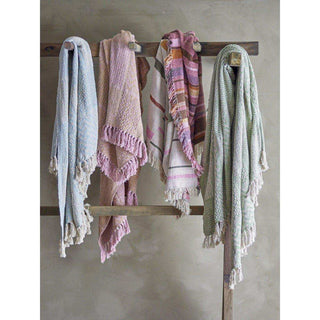 Plaid Toscana roze 160x130cm - Het Adres