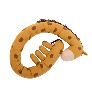 Ibber knuffel katoen oranje 184cm